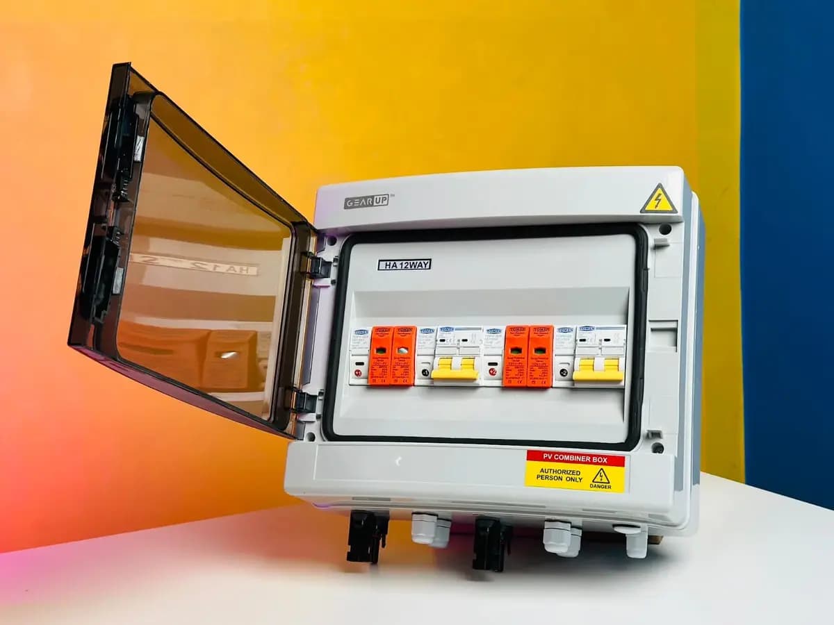 6KW Hybrid Solar Power Package | Deye 6KW Inverter with GearUP 16KWh Battery & Lesso 595W 7 pcs Panels (Solar Setup - 28) image 7