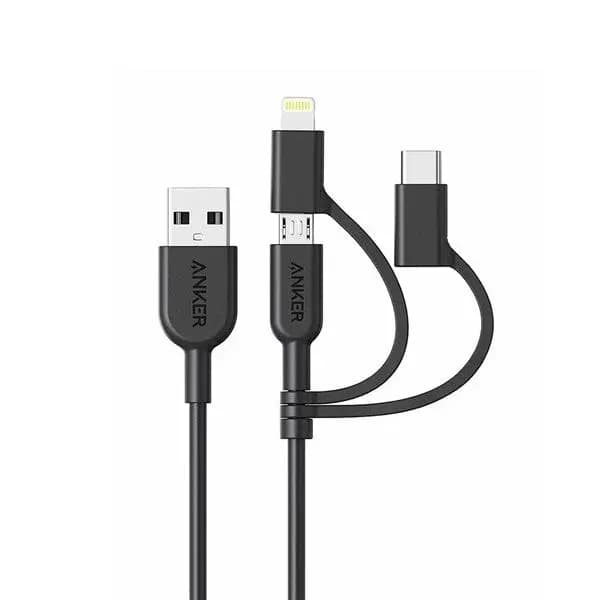 Anker PowerLine II 3-in-1 Cable (A8436H11) ? Black