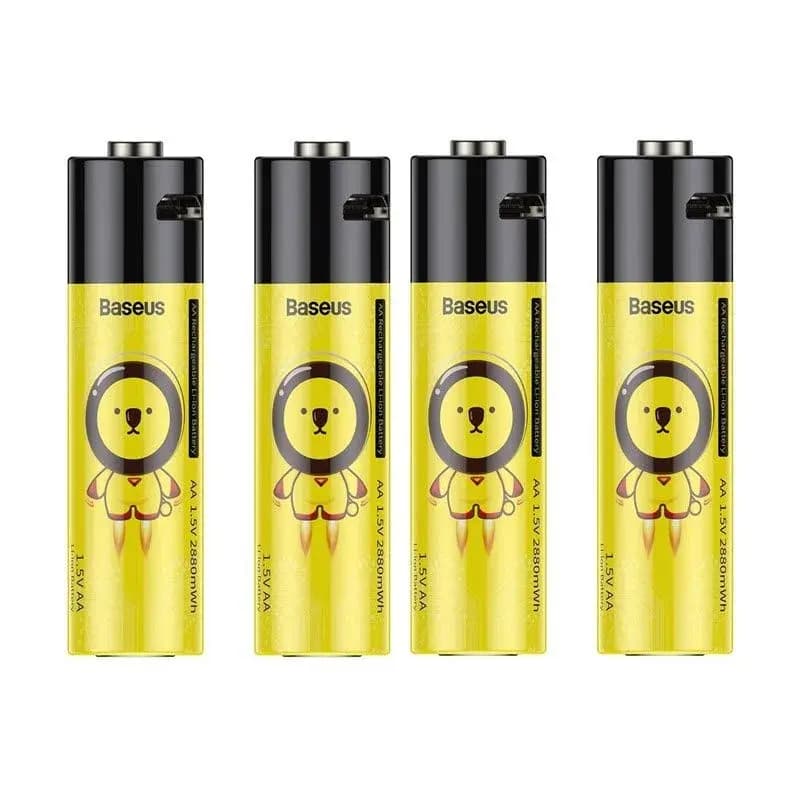 Baseus AA Rechargeable Lithium Ion Battery 2pcs