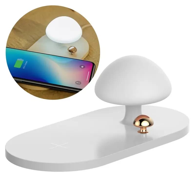 Baseus Mushroom Lamp Desktop QI Wireless Charger