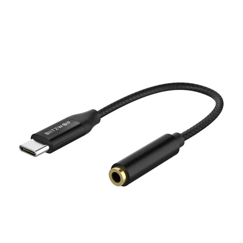BlitzWolf BW-AA2 USB C to 3.5mm Audio Adapter