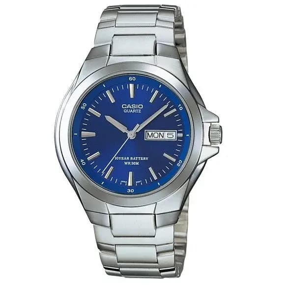 Casio blue dial watches for men (MTP-1228D-2AV)