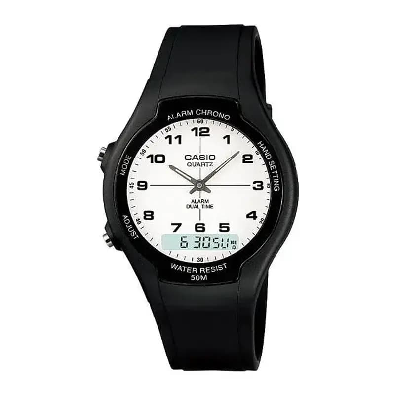 Casio Dual Time Unisex Watch AW-90H-7BV