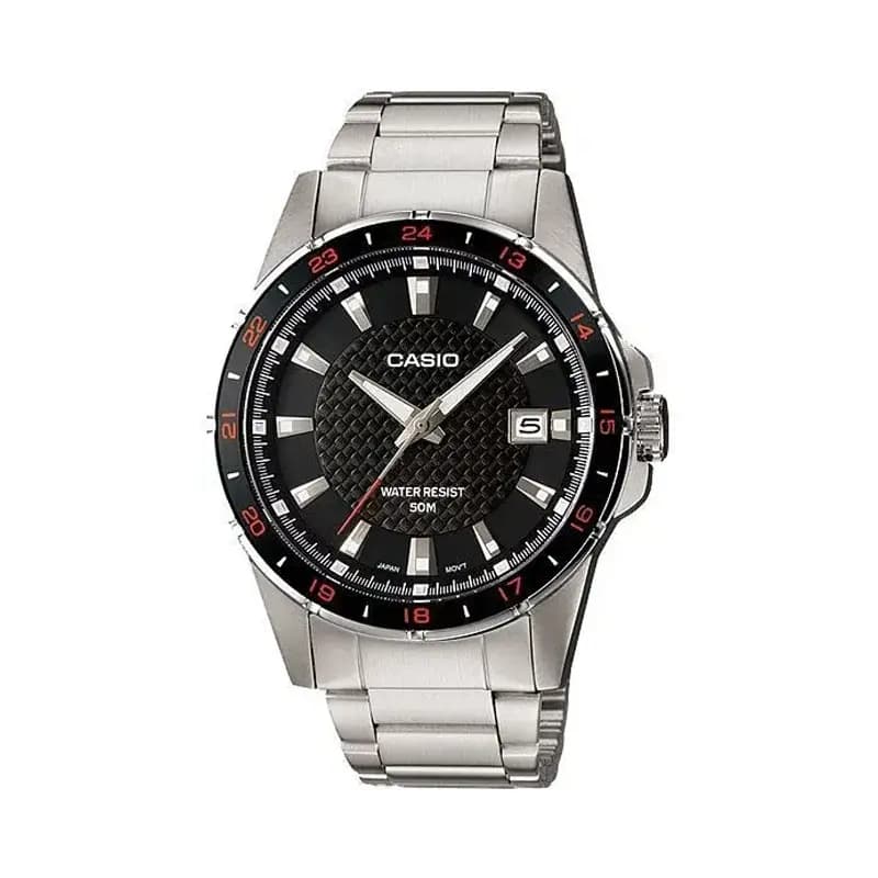 Casio Enticer Steel Band Watch (MTP-1290D-1A1)