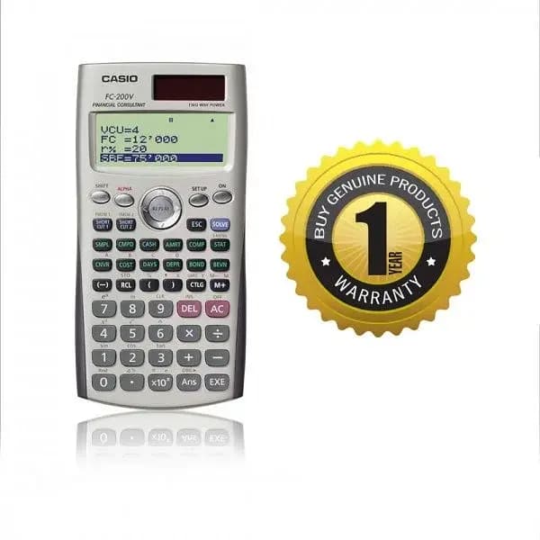 Casio FC-200V Financial Calculator