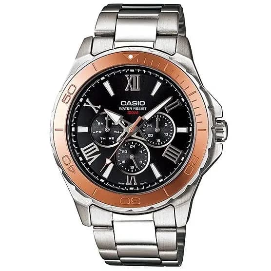 Casio gentle watches for men (MTD-1075D-1A2V)