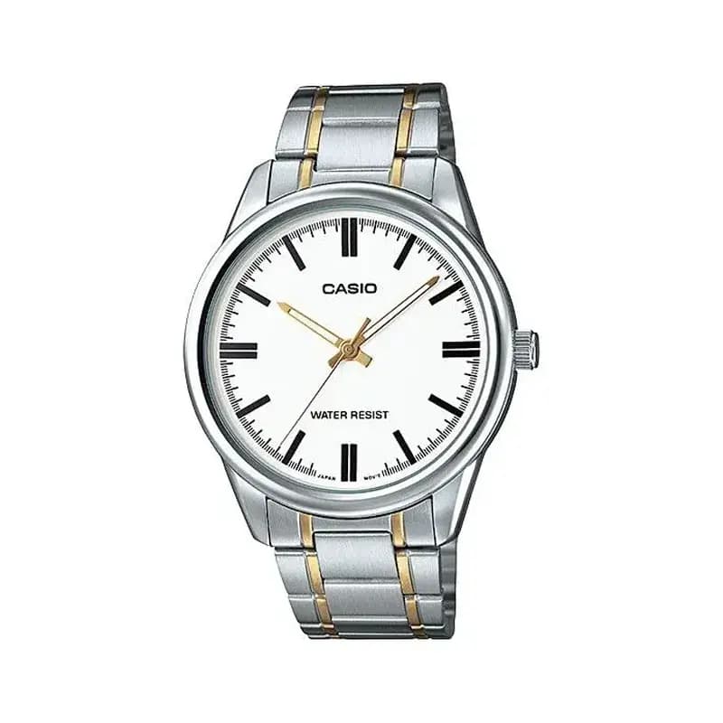 Casio Gold tone watch for Gents (MTP-V005SG-7A)