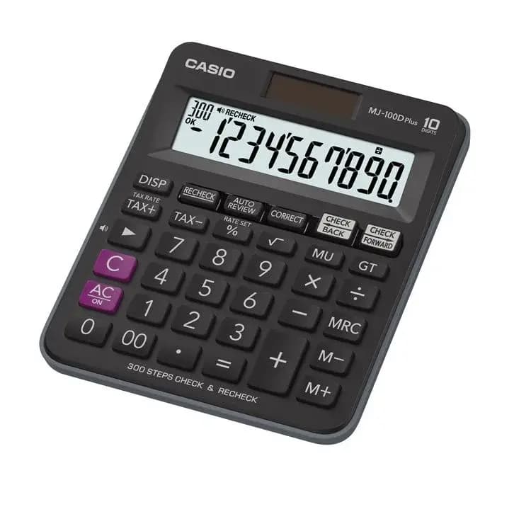 Casio MJ 100DPLUS Desktop Tax Calculator