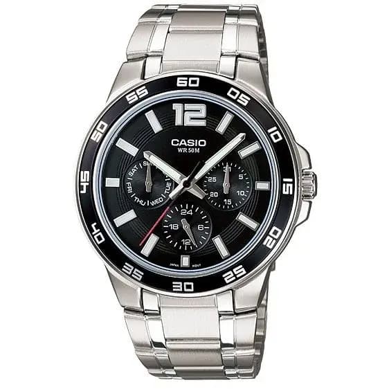 Casio multi-hand watches for men (MTP-1300D-1AV)