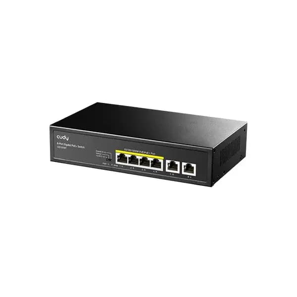 Cudy GS1006P 4-GbE PoE Switch with 2 Uplink GbE