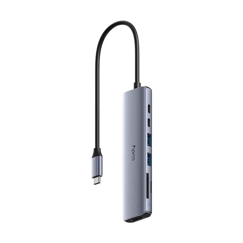 CUDY UH407 7-In-1 HDMI SD/TF 4K USB-C Hub