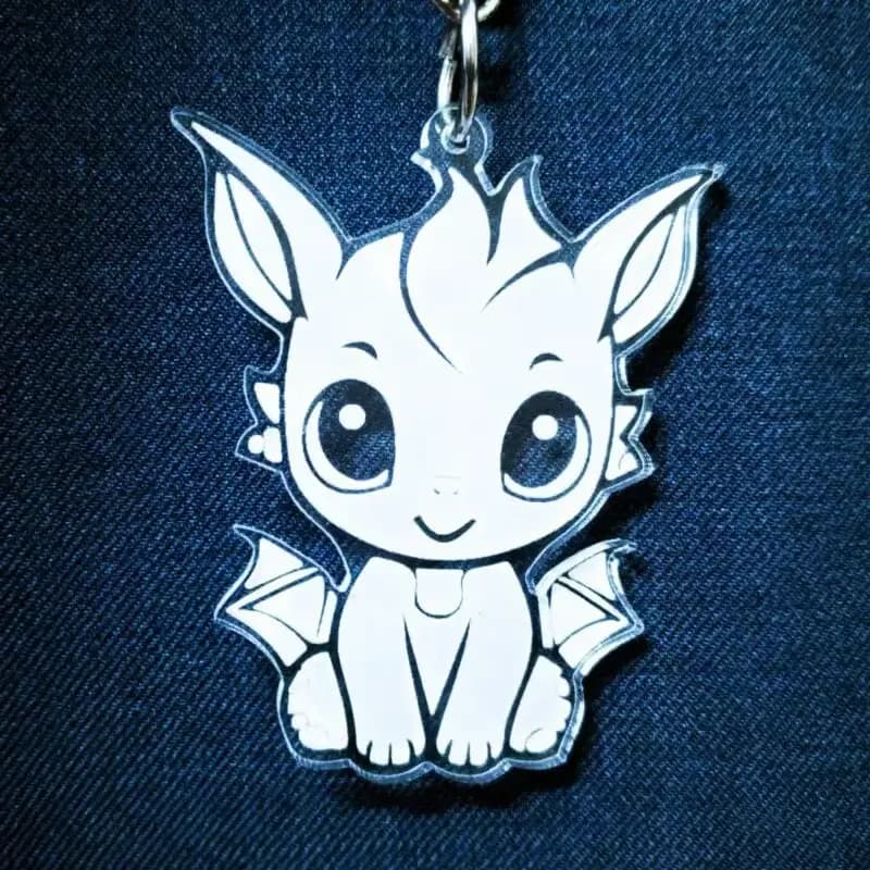 Cute Dragon Keyring