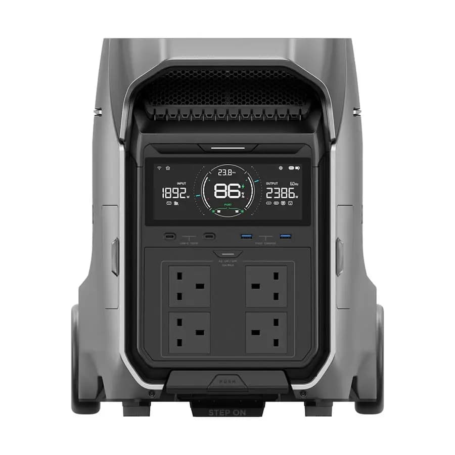 EcoFlow DELTA Pro Pure Sine Wave Inverter 3600W with Lithium Battery 3600Wh - Portable Solar Power Station image 2