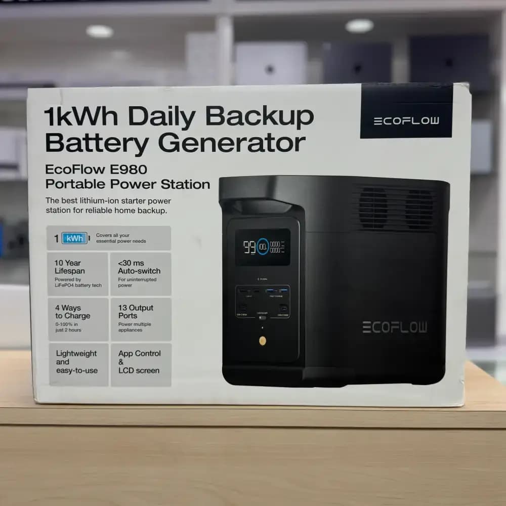 EcoFlow E980 Portable Power Station (500W Inverter and 980Wh Battery) image 2