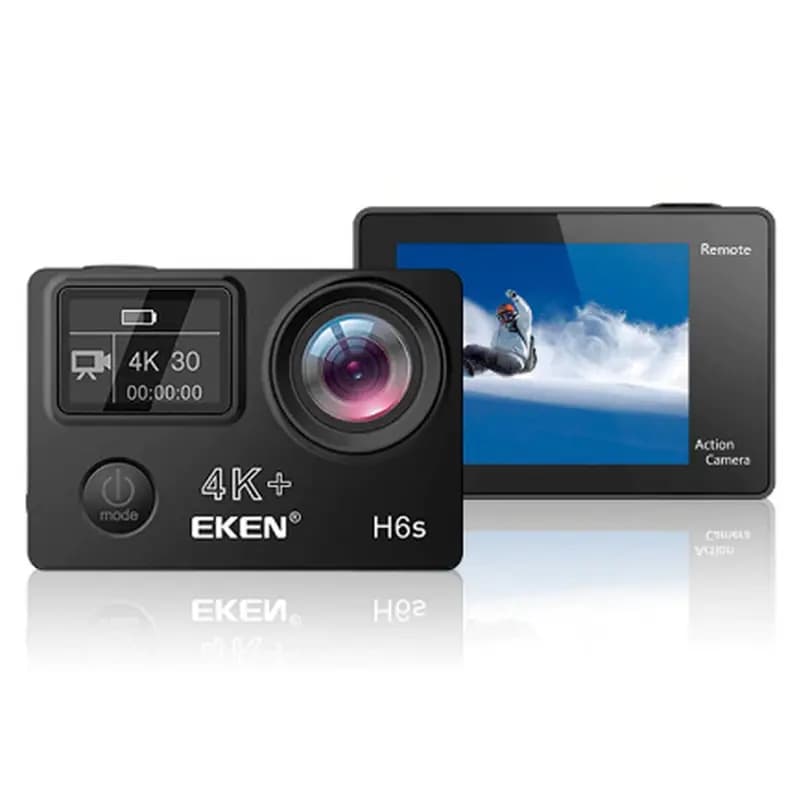 EKEN H6s 4K Action Cam With EIS Technology, 100ft Waterproof Cam With Remote