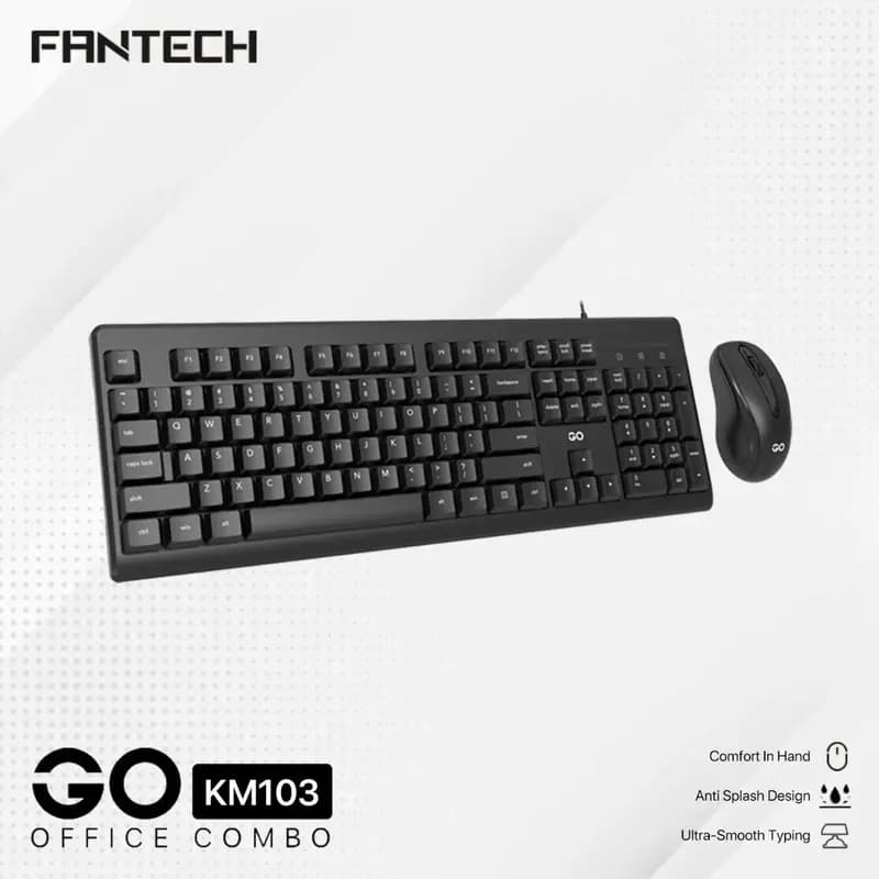 Fantech KM103 USB Wired Keyboard & Mouse Combo