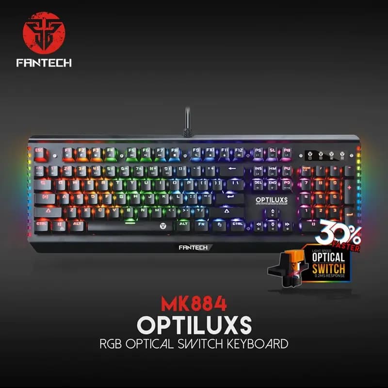 Fantech Optiluxs MK884 RGB Mechanical Keyboard