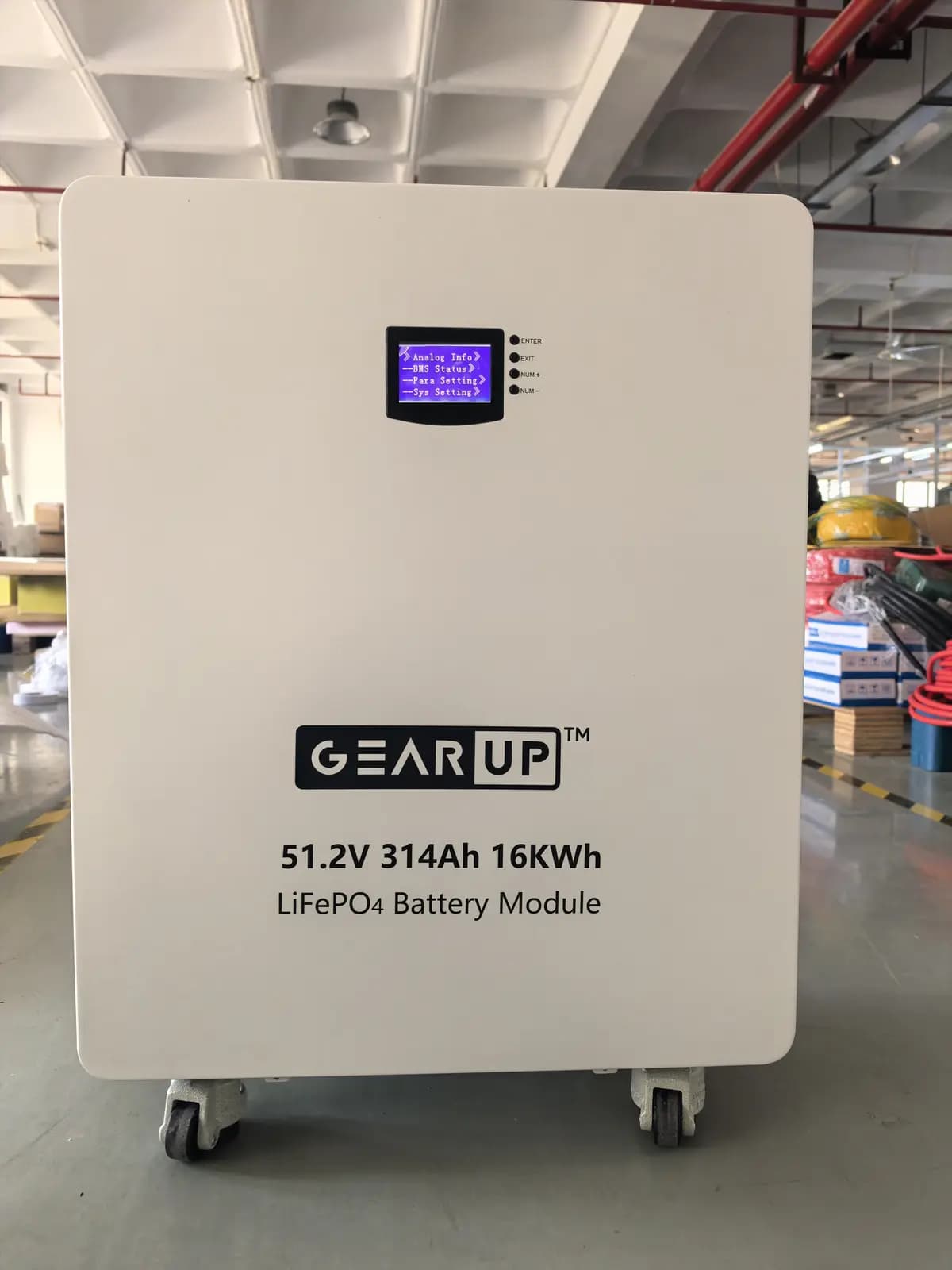 GearUP 16KWh Lithium Battery - 51.2V, 314Ah LifePO4 Battery image 2