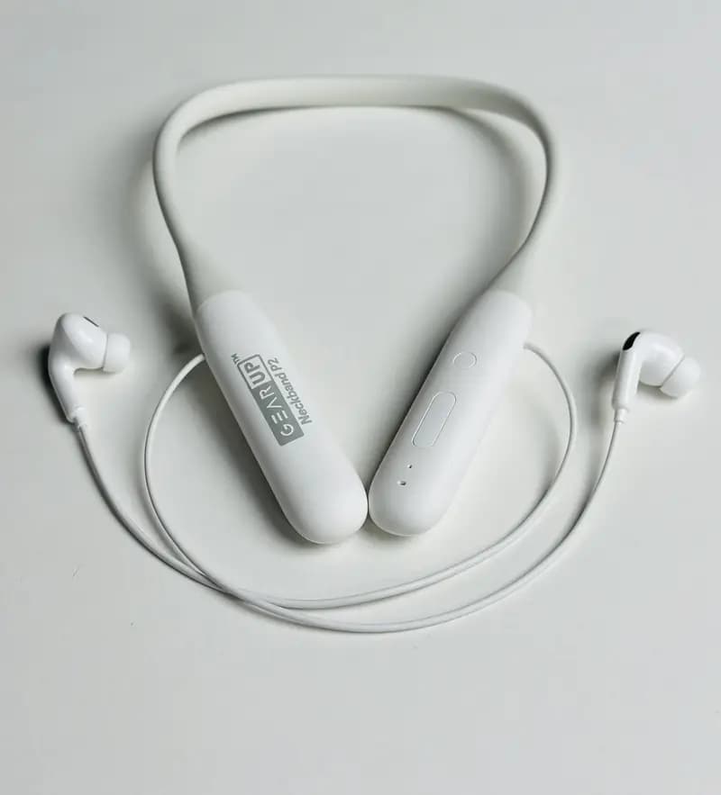 GearUP Neckband P2 - White Color