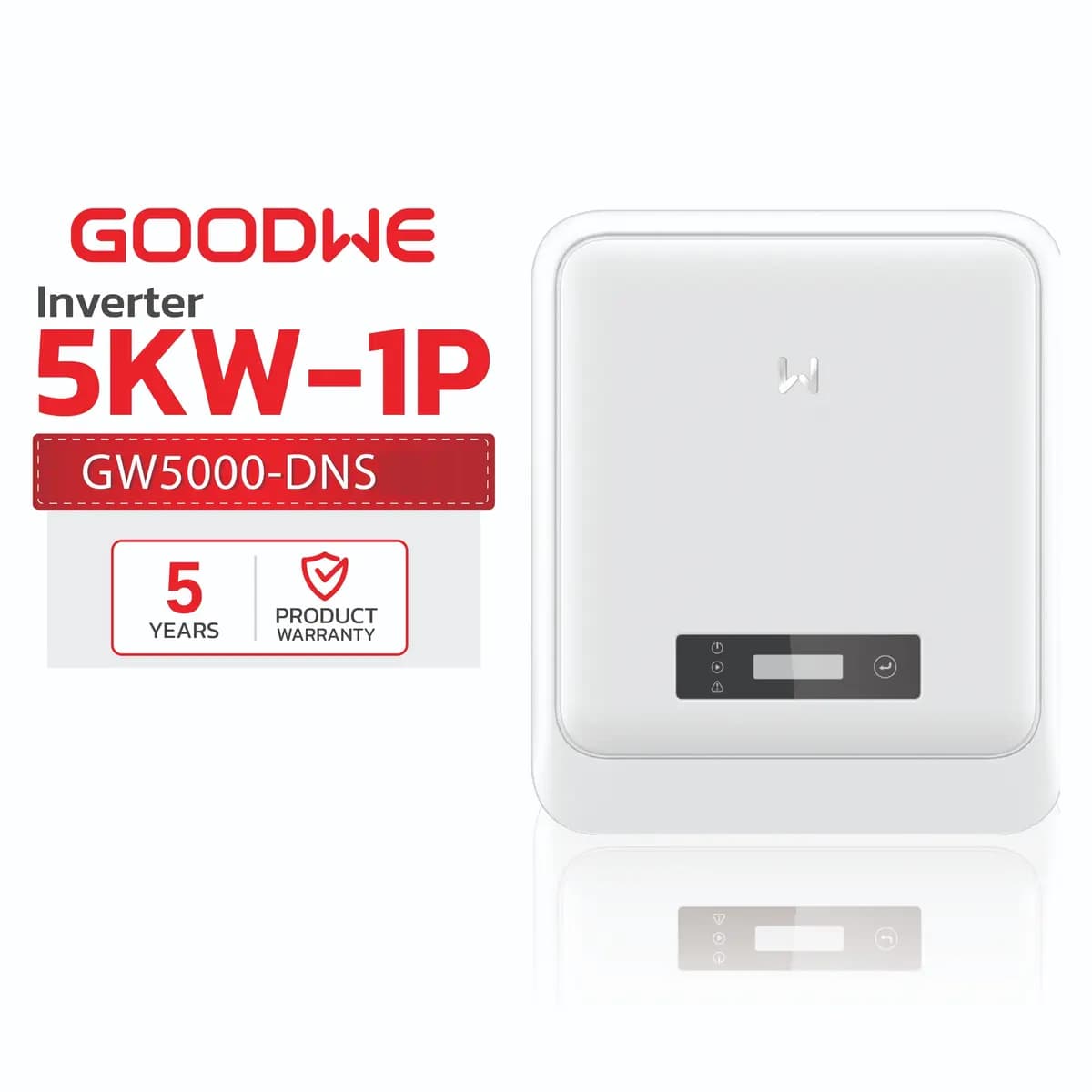 GoodWe 5KW 1-Phase ON-GRID Solar Inverter (GW5000-DNS-40)