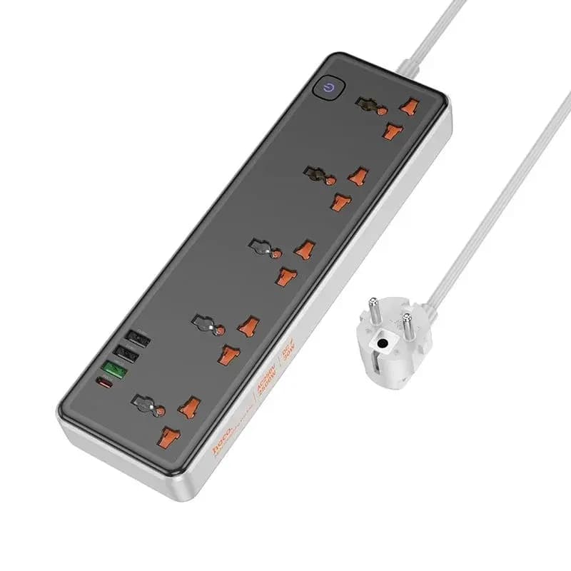 Hoco AC14A Rico 5-Position Socket(PD30W/1C3A) (EU)