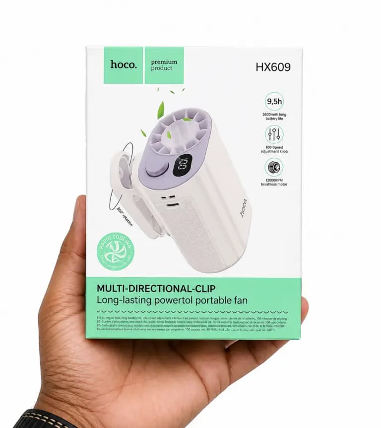 HOCO HX609 Portable Clip On Fan
