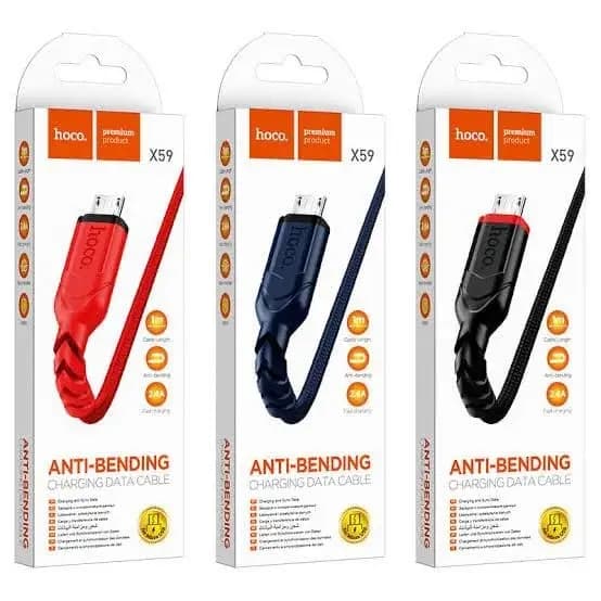 HOCO X59 Anti Bending Charging Data Cable