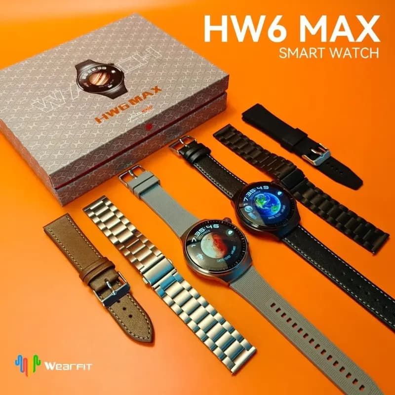 HW6 MAX Round Display Sport Smart Watch