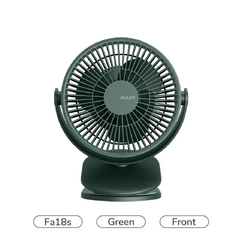 JISULIFE FA18S Portable 3-in-1 Combo Clip-on Rechargeable Fan