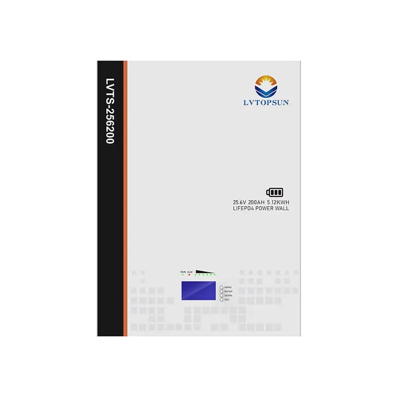 LVTOPSUN LVTS-256200 Energy Storage 25.6V 200Ah 5.12kWh LiFePO4 Battery