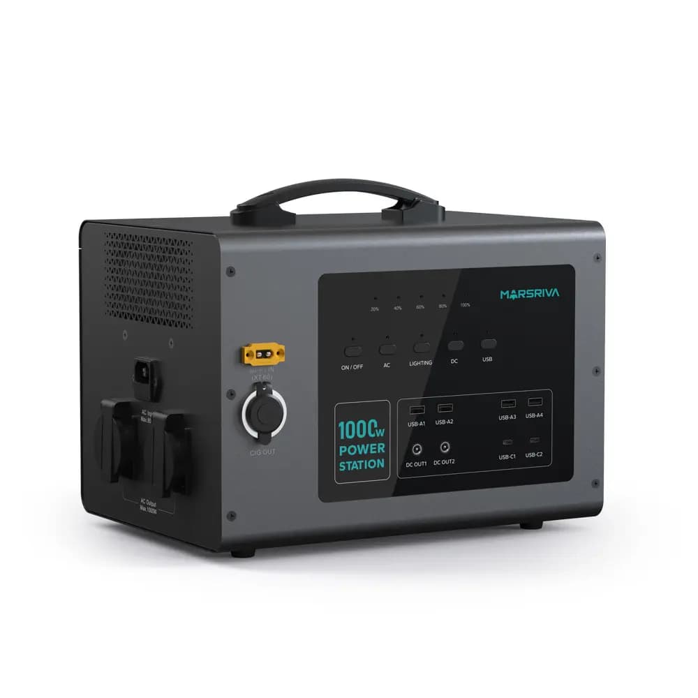 Marsriva MP10 1000W Portable Power Station image 2