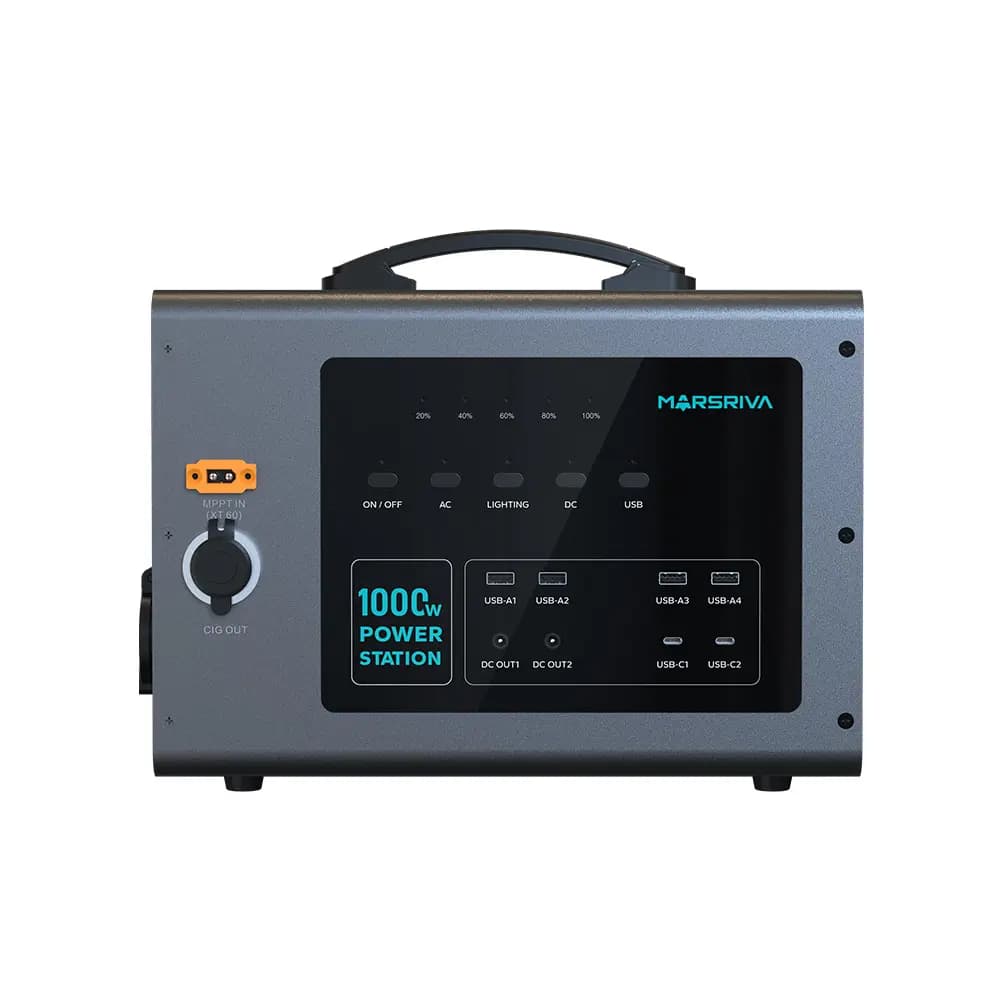 Marsriva MP10 1000W Portable Power Station image 3