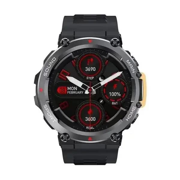 Microware Run2 Sports Smart Watch- Black