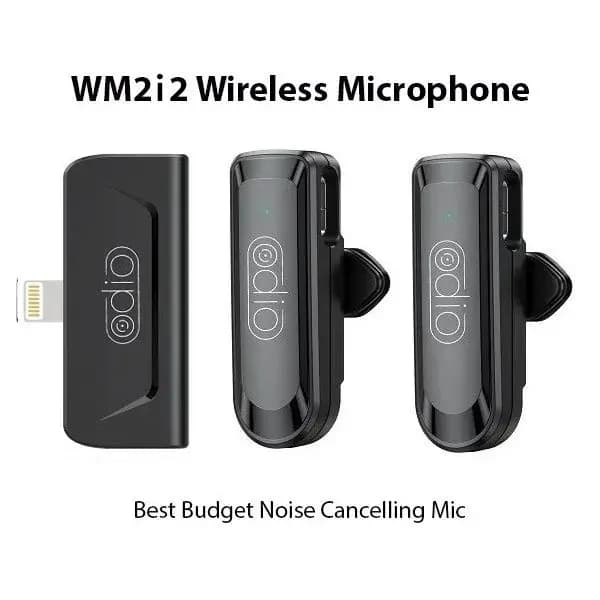 Odio Wireless Microphone For iPhone/iPad (WM2i2)