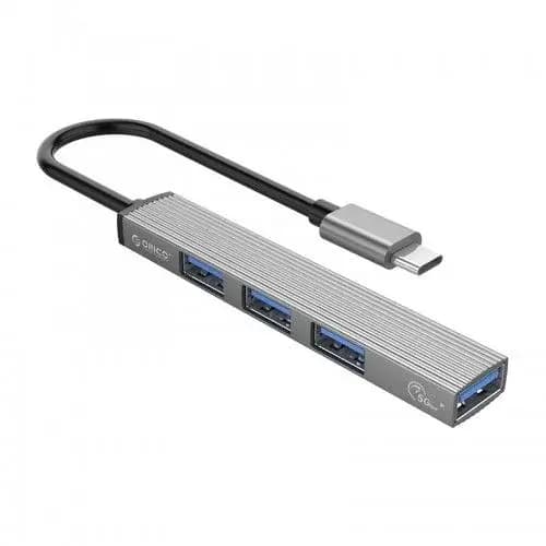 Orico  AH-A13-GY USB 3.0 4 Port Aluminum Hub