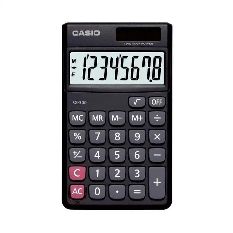 Original Casio SX-300P-W Portable Calculator