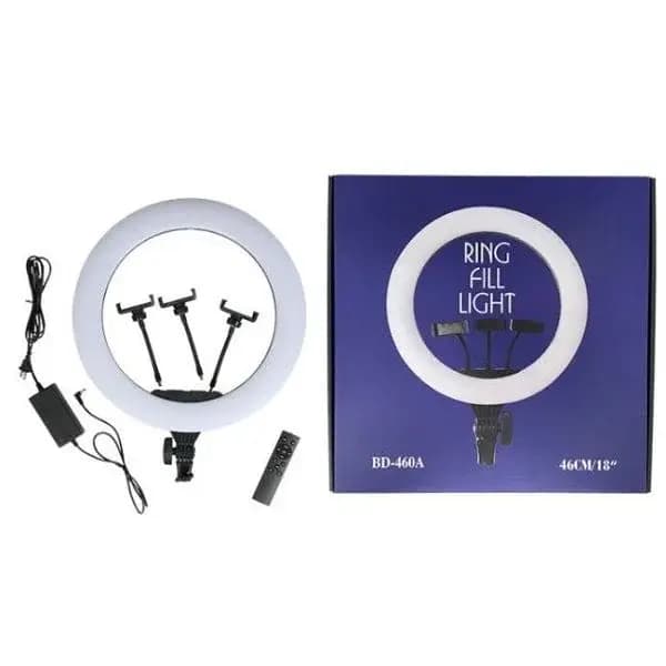 Ring fill light BD 460D 46cm/18 Inch with Remote Without Stand
