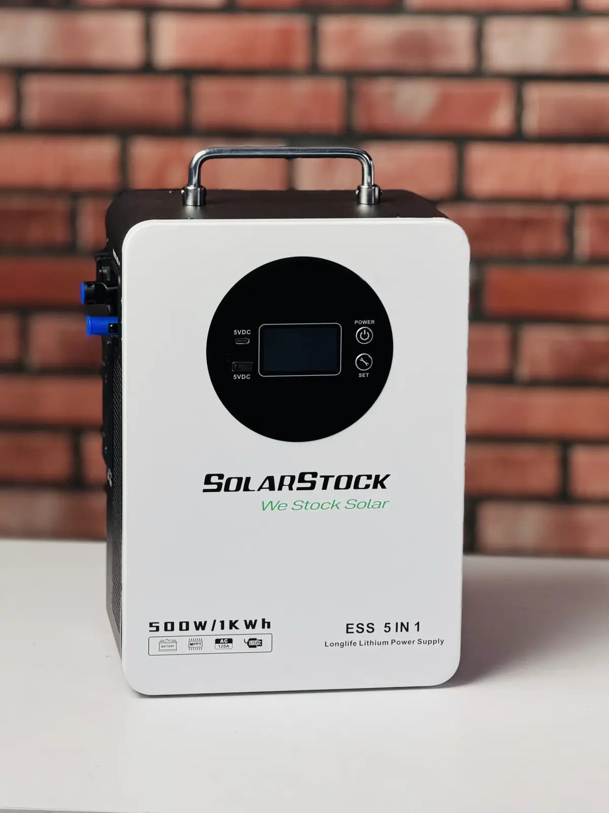 Solarstock SS-LPS500B 500W Smart Lithium Energy Storage System with MPPT & LCD Display