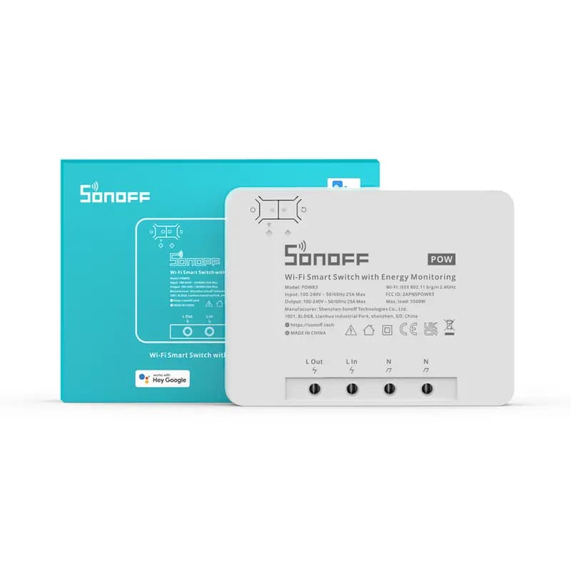 SONOFF POWR3 25A/5500W High Power Smart Switch