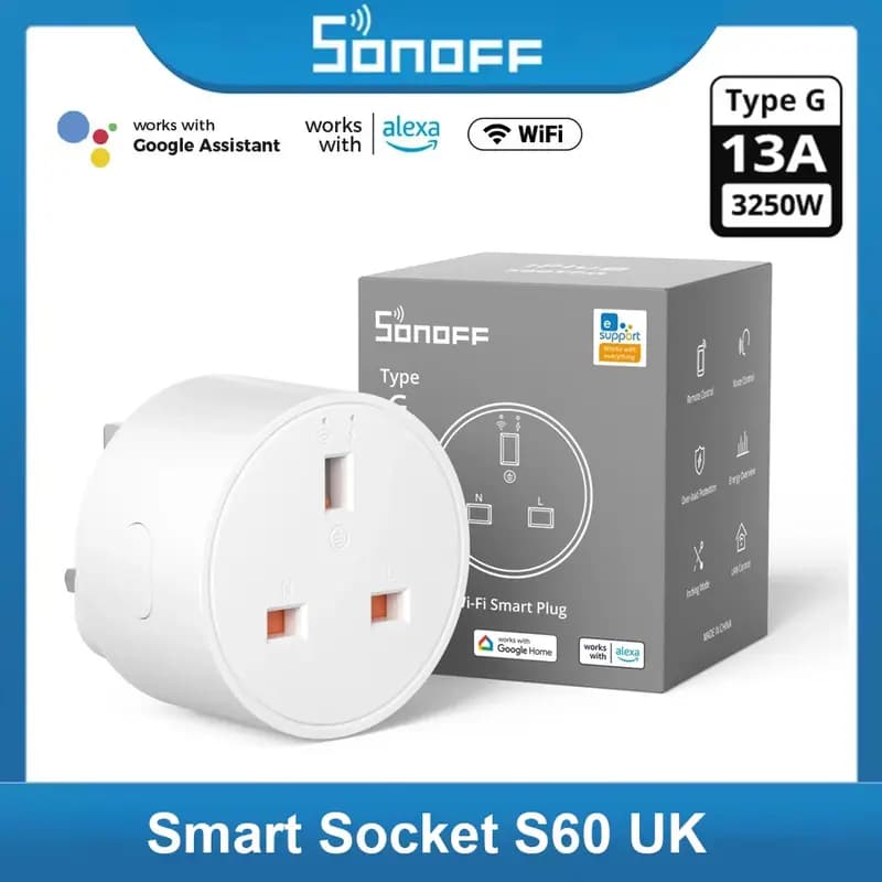 SONOFF S60 App Controlled Smart WiFi Plug