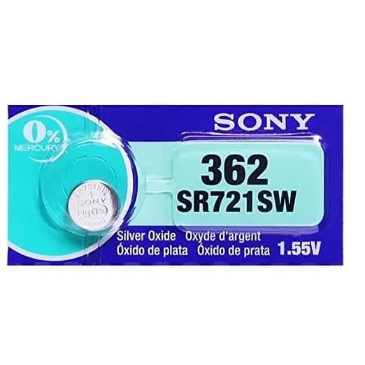 Sony 362 (SR721SW) Watch Battery