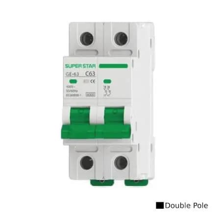 Super Star DP MCB Circuit Breaker 20A
