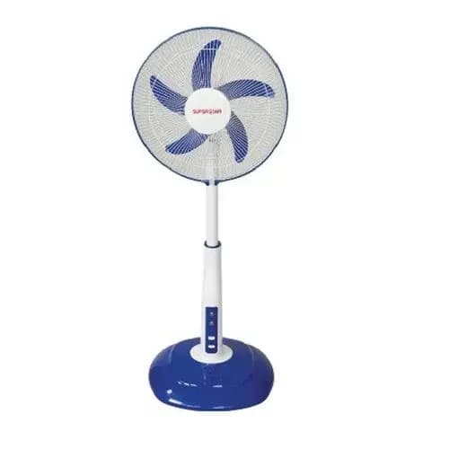 Super Star Rechargeable Fan (RP-01, 16-inch, Blue)