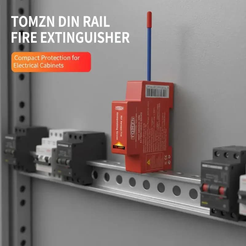 TOMZN Aerosol Fire Extinguisher Flame Retardant Protector Carbon Dioxide Nitrogen PC Aerosol (TOFS-QRR0.01G/S) image 2