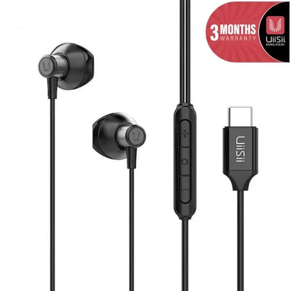UiiSii C12 Type-C Wired In-Ear Earphones