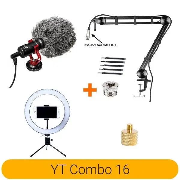 Youtube Starter Face Cam Studio Combo Set (YT-16)