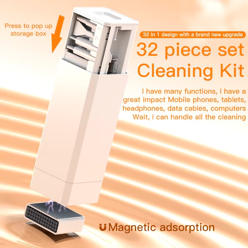 32-in-1 Multi-Functional Cleaning Kit - White