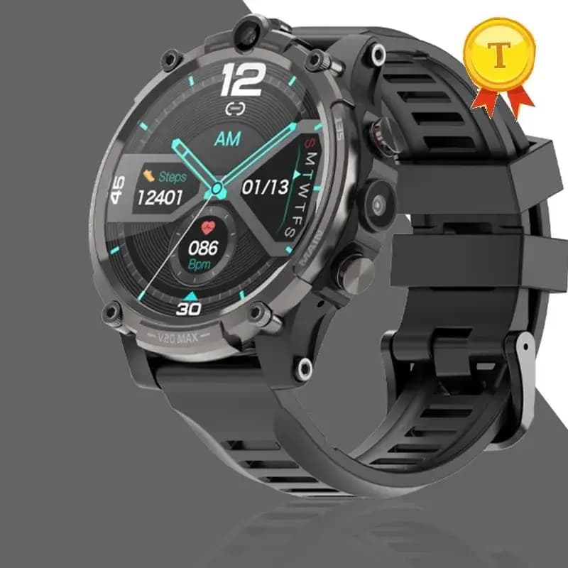 4G LTE?Android Smartwatch (2GB + 1 6GB) with Dual Camera (V20 Max)