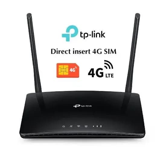 4G LTE SIM Supported WiFi Router (TP-Link TL-MR6400, 300Mbps)