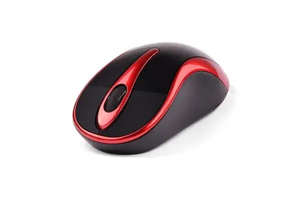A4 TECH G3-280N 2.4G V-Track Wireless Mouse Black+Red